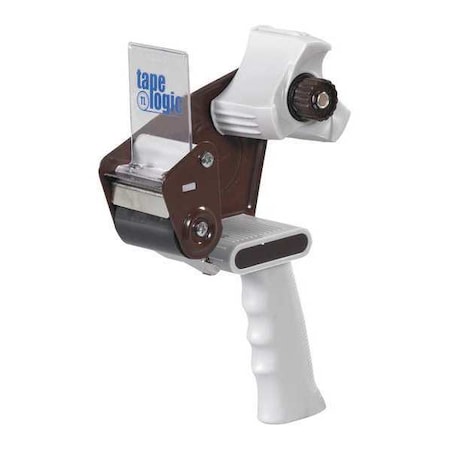 Tape Logic Deluxe Carton Sealing Tape Dispenser, 2", Brown/Wht TDDX2