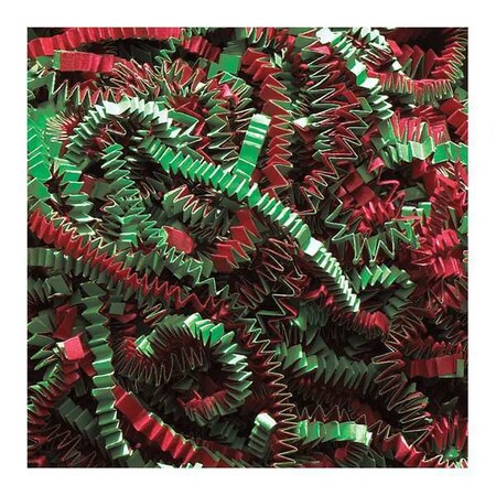 Partners Brand Crinkle Paper, 10 lb., Christmas Blend, 1/Case CPB10CC