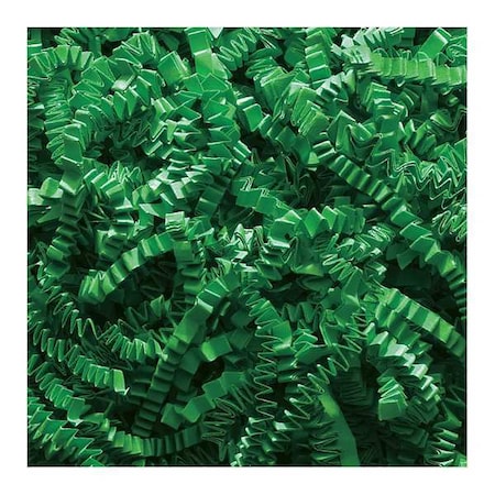 Partners Brand Crinkle Paper, 10 lb., Green, 1/Case CP10I