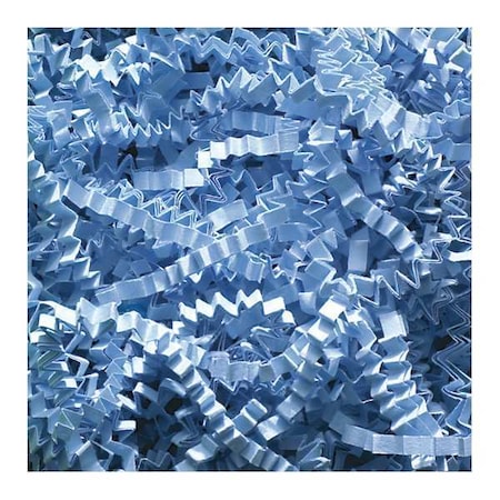 Partners Brand Crinkle Paper, 10 lb., Light Blue, 1/Case CP10M