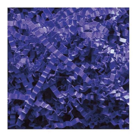 Partners Brand Crinkle Paper, 10 lb., Royal Blue, 1/Case CP10H