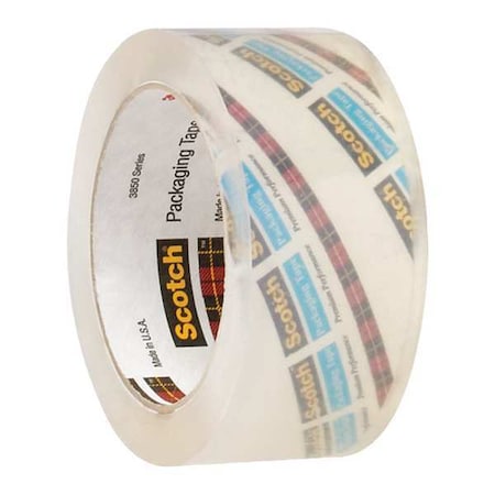 Scotch 3M 3850 Crystal Clear Tape, 3.1 Mil, 2" x 55 yds., Clear, PK12 T9013850