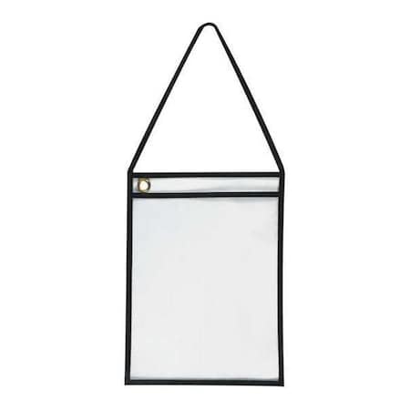 Partners Brand Stitched Deluxe Job Ticket Holders, 9" x 12", Black, PK15 JTH123