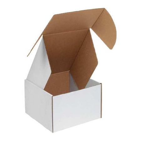 Partners Brand Deluxe Literature Mailers, 4" x 4" x 4", White, 50/Bundle MFL444