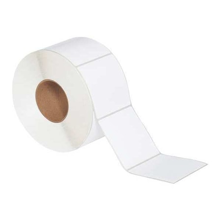 Partners Brand Direct Thermal Labels, 4" x 4", White, PK4 THL155