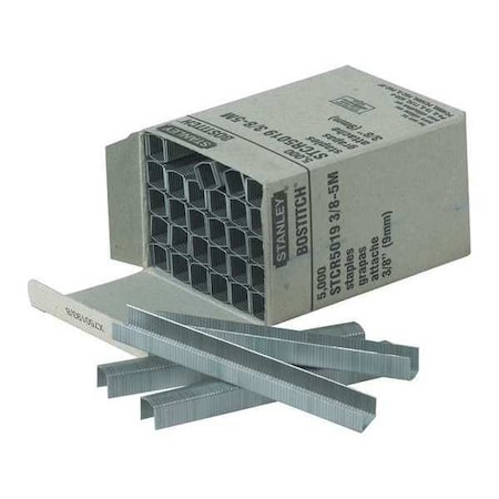 Partners Brand Deluxe Staples, 3/8", Silver, PK5000 ST156