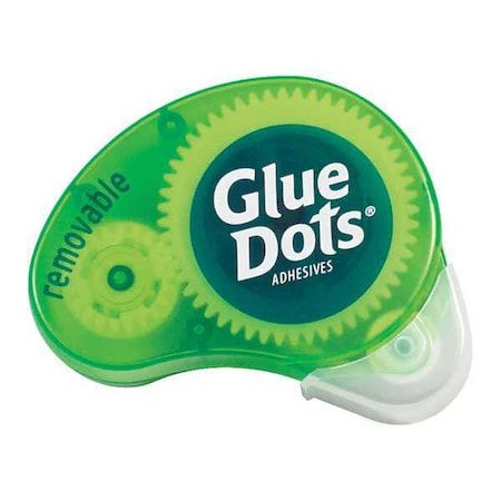Dot N Go Dot N Go Removable Glue Dots Dispenser, Green, PK6 GD119