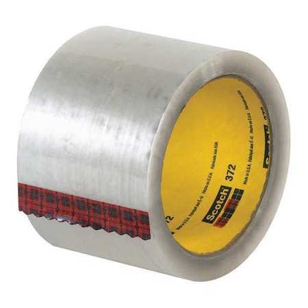 Scotch 3M™ 372 Carton Sealing Tape, 2.2 Mil, 3" x 55 yds., Clear, 6/Case T9053726PK