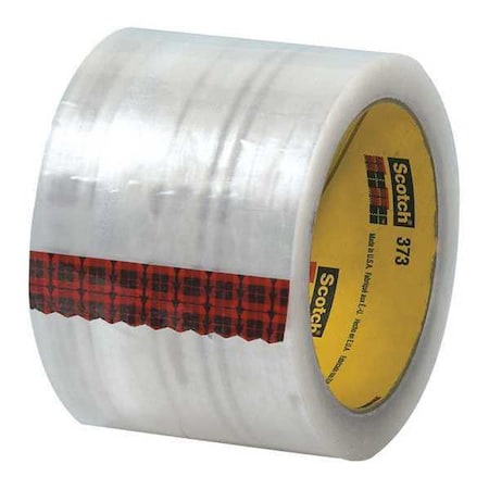 Scotch 3M 373 Carton Sealing Tape, 2.5 Mil, 3" x 55 yds., Clear, PK24 T905373