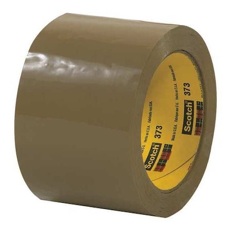 Scotch 3M 373 Carton Sealing Tape, 2.5 Mil, 3" x 55 yds., Tan, PK24 T905373T