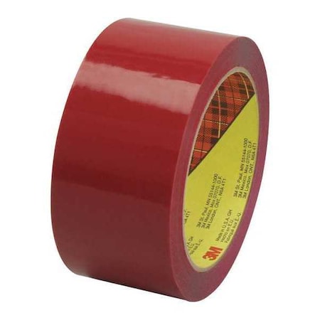 Scotch 3M 373 Carton Sealing Tape, 2.5 Mil, 2" x 55 yds., Red, PK6 T901373R6PK