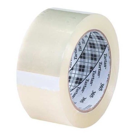 Tartan 3M 305 Carton Sealing Tape, 1.8 Mil, 2" x 110 yds., Clear, PK36 T902305