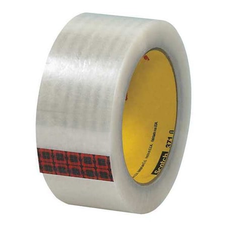 Carton Sealing Tape,2x110 yd,Clear,PK36