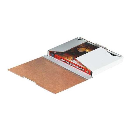 Partners Brand DVD Mailers, 7 5/8" x 5 7/16" x 11/16", White, 50/Bundle MLRDVD