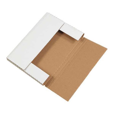 Partners Brand Easy-Fold Mailers, 9 5/8" x 6 5/8" x 1 1/4" White, 50/Bundle M961
