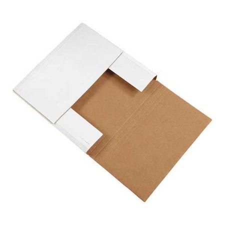 Partners Brand Easy-Fold Mailers, 12 1/2" x 12 1/2" x 2", White, 50/Bundle M12122BF