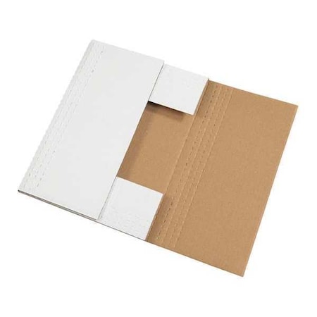 Partners Brand Easy-Fold Mailers, 24" x 18" x 2", White, 50/Bundle M24182BF