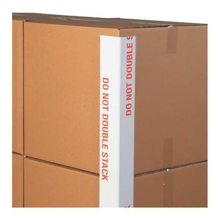 Partners Brand Edge Protectors, "DO NOT DOUBLE STACK", .160, 2" x 2" x 36", White, 2240/Skid, PK2240 EP2236160DS