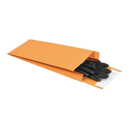 Partners Brand Expandable Self-Seal Envelopes, 5" x 11" x 2", Kraft, PK100 EN1064