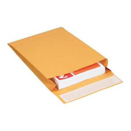 Partners Brand Expandable Self-Seal Envelopes, 9" x 12" x 2", Kraft, PK250 EN1072