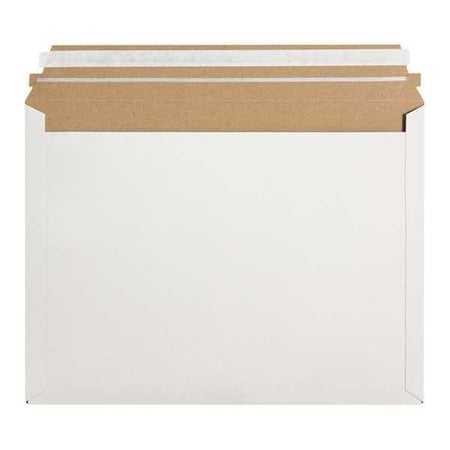 Partners Brand Express Pouch Mailer, 12 1/2" x 9 1/2", White, PK250 RM1EP