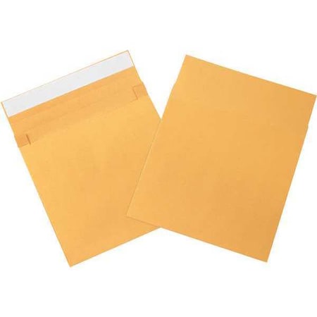 Partners Brand Expandable Self-Seal Envelopes, 10" x 12" x 2", Kraft, PK100 EN1066