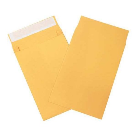 Partners Brand Expandable Self-Seal Envelopes, 10" x 13" x 2", Kraft, PK100 EN1065