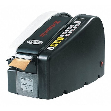 Marsh Electric Paper Gum Tape Dispenser, Black MARSHELEC