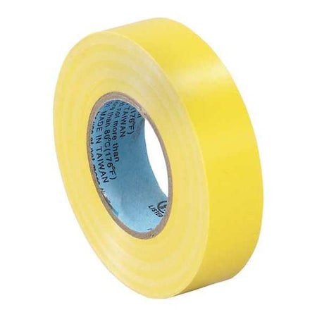 Partners Brand Electrical Tape, 7.0 Mil, 3/4"x 20 yds., Yellow, PK200 T964618Y