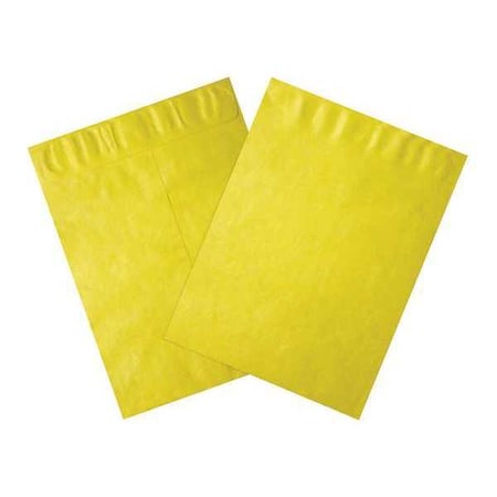 Tyvek Tyvek Envelopes, 10" x 13", Yellow, PK100 TYC1013Y