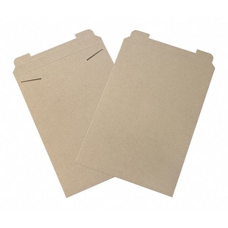 Partners Brand Flat Mailers, 13" x 18", Kraft, PK100 RM6