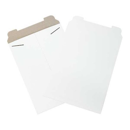 Partners Brand Flat Mailers, 13" x 18", White, PK100 RM6W