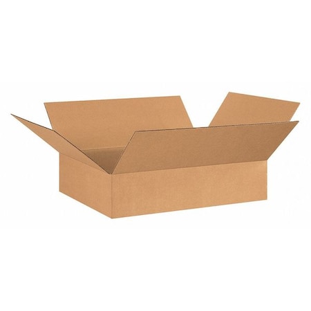 Partners Brand Flat Corrugated Boxes, 26" x 20" x 6", Kraft, 20/Bundle 26206