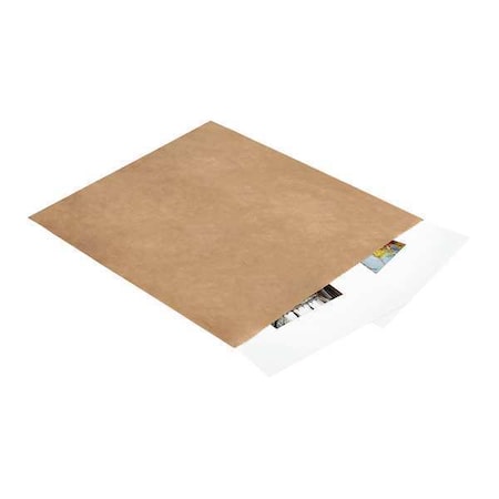 Partners Brand Flat Merchandise Bags, 12" x 15", Kraft, PK1000 BGM105K