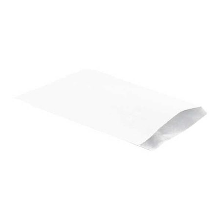 Partners Brand Flat Merchandise Bags, 6 1/4" x 9 1/4", White, PK3000 BGM101W