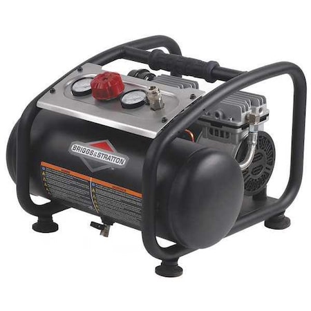 Briggs & Stratton Air Compressor, 3 gal. w/Quiet Power 074027-00