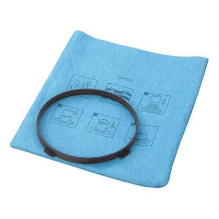 STANLEY Blue Cloth Reuseable Filter, w/Clamp Ring, Dry, Reusable 25-1201