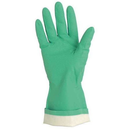 Mcr Safety Chemical Resistant Gloves, Polyester/Stainless Steel, 13 in L, 15 mil, Green, 2XL, 12 PK 5319E