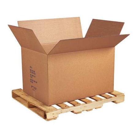 Partners Brand 41 in x 28 3/4 in x 25 1/2 in Double Wall Box, Kraft, Corrugate, Double Wall, 51 ECT, 5 PK AF412825