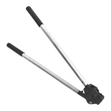 Partners Brand Double Notch Steel Strapping Sealer, 1 1/4", Black, 1/Each SST31114