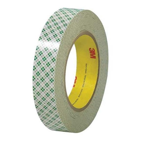 3M Double Side Masking Tape, 1x36 yd, Wht, PK3, 1" W x 36 yds L, Off White, 3 PK T9554103PK