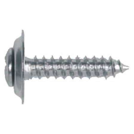 Auto Body Doctor Trim Screw, Size 10 x 1, Chrome, PK3 DYN-6307RX