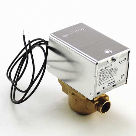 Honeywell Sweat Zone Valve, 120V, 1/2", N/C, 3.5 CV V4043A1010