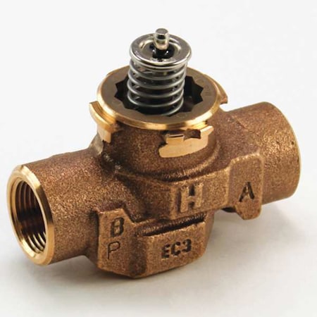Honeywell Zone Valve, 3/4", 2 Way, 4.7 CV, Line ar VCZAL1100