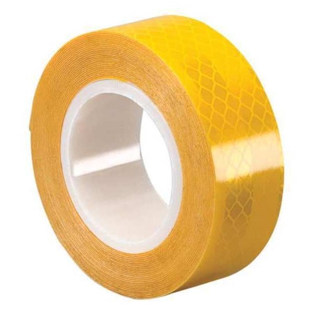 3M Reflective Tape, Yellow, 0.625"x50 yd. 3431