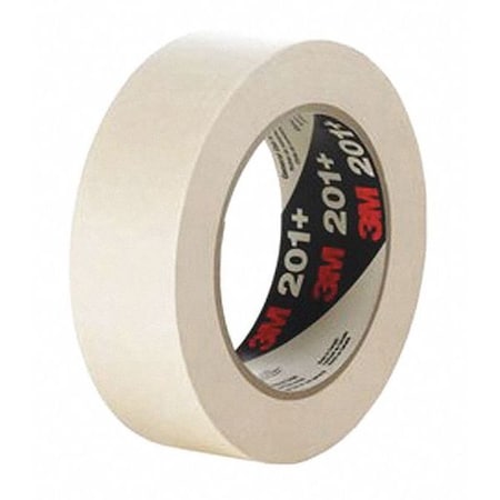 3M Masking Tape, 2"x120 yd., PK18, Rubber Adhesive, 18 PK 201+