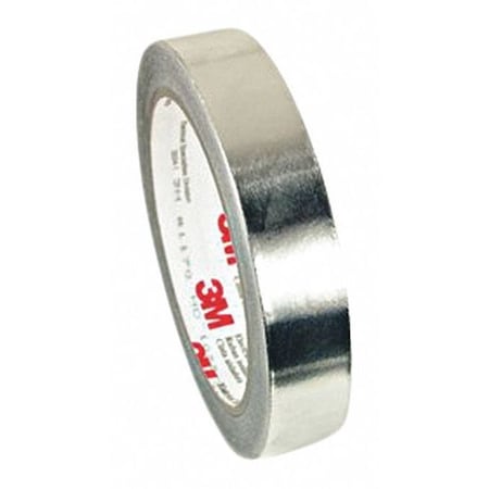 3M Foil Tape, Silver, 0.5 x 5", PK250 1267