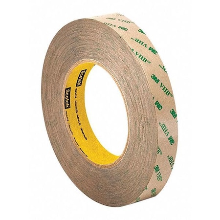 3M Transfer Tape, Clear, 1"x60yd. F9469PC