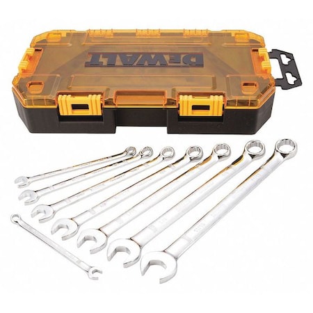 DEWALT Tough Box, SAE Combination Wrench Set DWMT73809