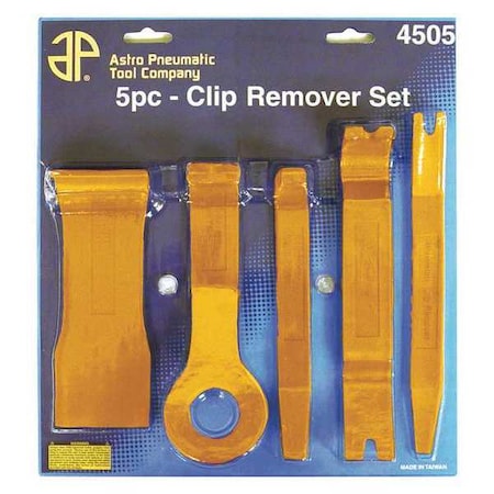 Astro Pneumatic Fastener/Molding Remover Set, 5 pcs. 4505